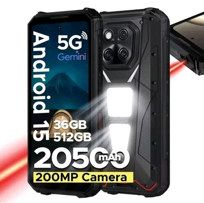 DOOGEE V MAX LR 5G Rugged Phone Laser Rangefinder 36GB+512G 6.78" 200MP 20500mAh - Bild 1 von 4