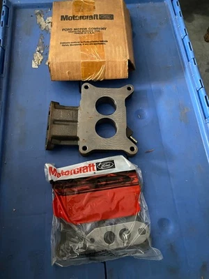NOS 1970s 1980s Ford truck car Carburetor Spacer kit 2 barrel 351M 400 cast Foto 1 de 4