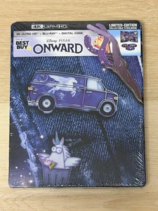 Onward 4K Steelbook (Neu Versiegelt AUSVERKAUFT Disney Pixar Cartoon Best Buy) - Bild 1 von 9