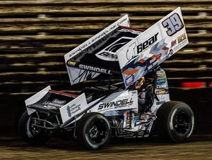Christopher Bell #39 Bear Archery / Swindell Speedlab Sprint 2021 1:18 AUTÓGRAFO - Imagen 1 de 11