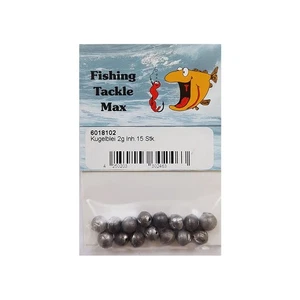 (266,33 EUR/kg) 100 g 15 Kugelbleie Bleikugeln mit Loch 2 g Laufblei Grundblei - Bild 1 von 1