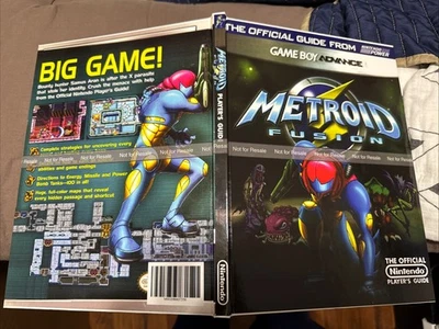 Metroid Fusion GBA Hardcover Custom Copy Guide Updated Revision Pls See Pics - Image 1 of 4