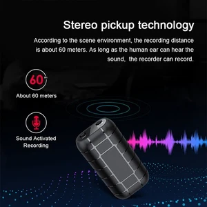 600 Stunden Aufnahme Mini Sprachgesteuerter Recorder Verstecktes Abhörgerät - Bild 1 von 14