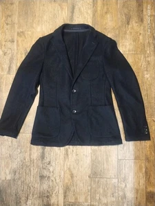 Uniqlo Blazer 2 Knöpfe dunkelblau Wollmischung XS - Bild 1 von 4