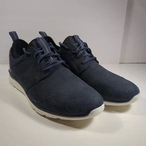 Johnston Murphy XC4 blau Leder Kappe Absatz Turnschuhe Schuhe Herren 12 elegant Freizeit - Bild 1 von 14