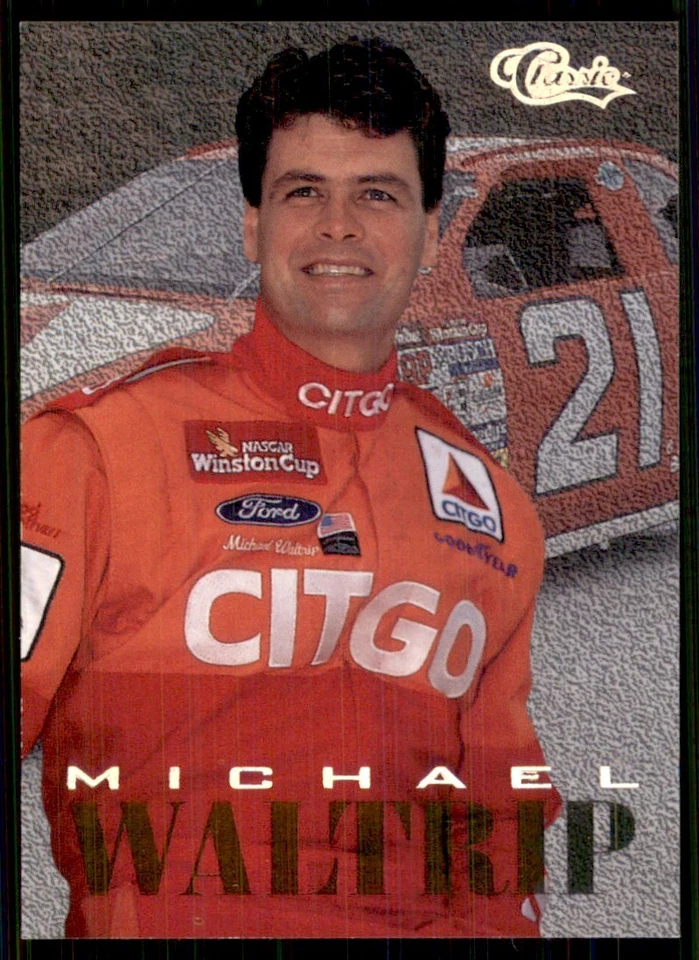 1996 Classic Silver Logo #54 Michael Waltrip - Image 1 of 2