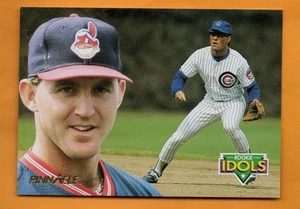 Ryne Sandberg Jim Thome 1992 Score Pinnacle Rookie Idols #13/18 quasi nuovo/MT - Foto 1 di 2