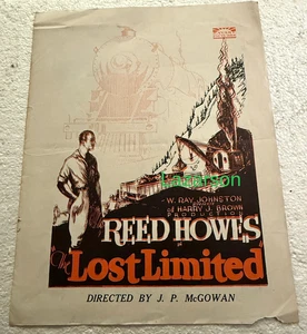 SILENT MOVIE PRESSBOOK REED HOWES RUTH DWYER THE LOST LIMITED 1926 - Picture 1 of 4