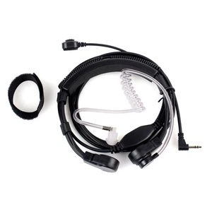 New PTT Heavy Duty Throat Mic Earpiece Headset For Motorola T6200C EM1000 T5428 - Picture 1 of 9