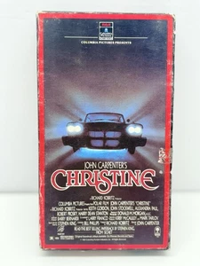 Christine VHS Horror John Carpenter RCA Columbia Side Loader Case 1987 - Picture 1 of 4