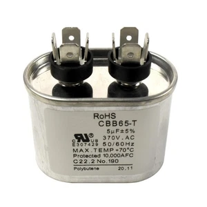 HQRP 5uF 370V Laufkondensator AC Elektromotor Start HVAC Gebläse Kompressor Pu... - Bild 1 von 7