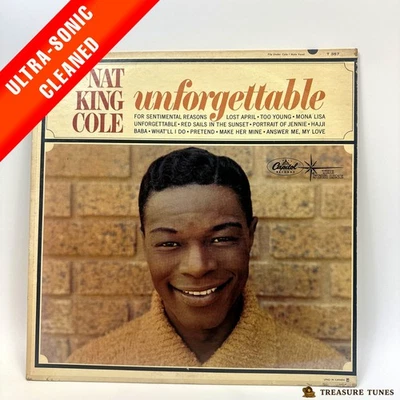 Nat King Cole - Unforgettable Vinyl LP [1966] T-357 - Image 1 of 4