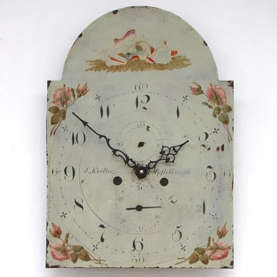 Grandfather/longcase iron clock dial. Late 18th century. Original. C.1800-1815 - Image 1 of 4