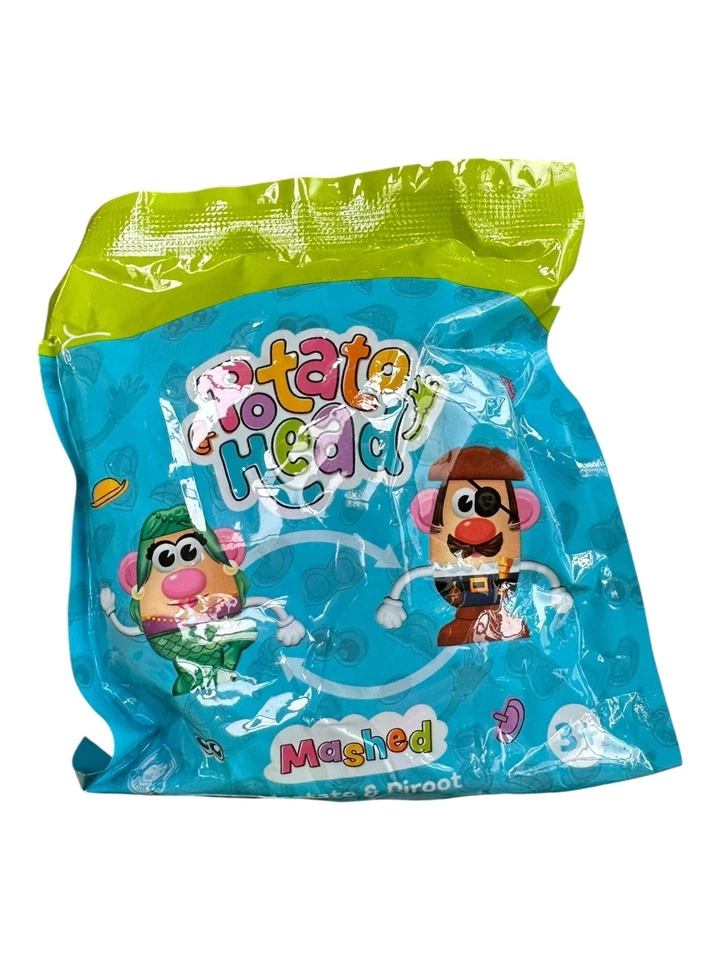 2025 Wendy's puré de cabeza de patata Mertato y piroot juguetes de comida para niños sirena pirata Foto 1 de 1