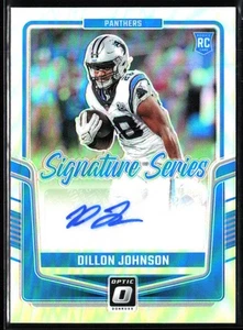 2024 Panini Donruss Optic Dillon Johnson Signature Series Rookie Auto Holo Prizm - Bild 1 von 2