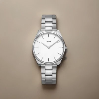 RELOJ CLUSE FEROCE PLATEADO Usado 1 Con Caja - Imagen 1 de 3