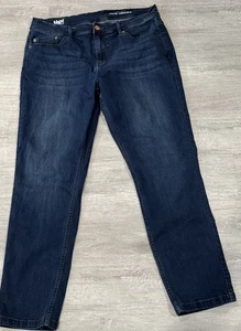 Mugsy Jeans Herren 36 x 30 Fultons Stretch Denim Hose Blau Waschung Straight - Bild 1 von 10