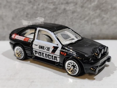 Coche de policía Hot Wheels de colección 2000 World Racers 2-5 PK exclusivo en blanco y negro escolta rally  Foto 1 de 4