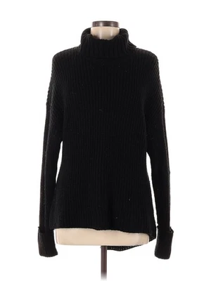 American Rag Cie Women Black Turtleneck Sweater M - Image 1 of 2