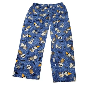 Peanuts Charlie Brown Halloween weicher Pyjama blau Mumie Skelett Damen XL Schlaf - Bild 1 von 8