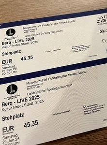 Berq Tickets für den 21.06.25 in Fulda, Stehplatz - Bild 1 von 1