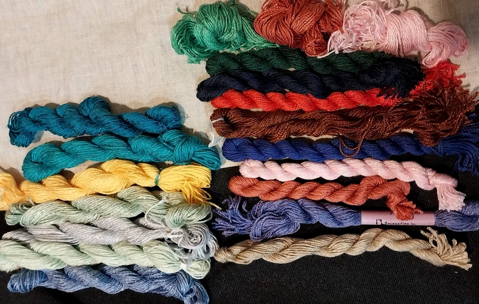 19X Needlepoint Necessities Spring/Spring 2 Rayon/Cotton Needlepoint/Cross-Stitc - Image 1 of 1