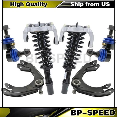 Se adapta a Dodge Stratus 1999 6 X brazo de control rótulas barra estabilizadora enlace puntal completo Foto 1 de 4