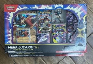 X(2) Pokemon Mega Lucario ex Premium Figure Collection Box In Hand Ships Fast - Picture 1 of 1