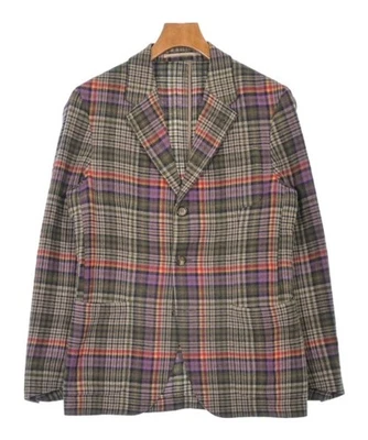 Cantarelli Casual Jackets KhakixBeigexPurpleetc.(Check Pattern) 2200579867020 - Image 1 of 4