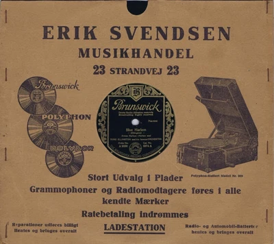 DUKE ELLINGTON Blue Harlem b/w Best Wishes German 1939 78rpm Brunswick A 9330 - Image 1 of 3