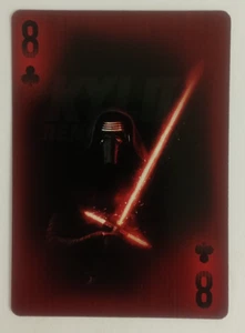 Star Wars Il Risveglio della Forza Carta da Gioco Kylo Ren 8 Mazze - Foto 1 di 2