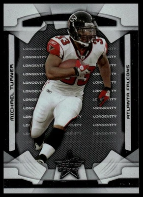 2008 Leaf Rookies & Stars #6 Michael Turner Longevity Silver #/249 - Image 1 of 2