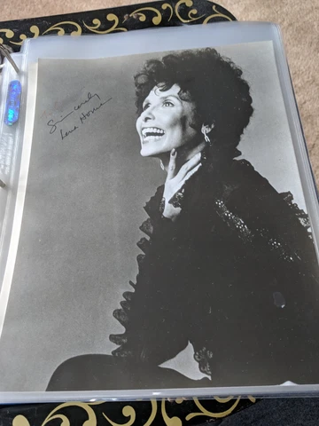 Vintage Lena Horne Autograph Signed 8x10 Photo Signed Cover