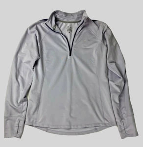 Nike Dri-Fit Running Athletic Top 1/4 Zip Lilac Purple Women's Size S - Picture 1 of 11