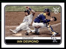 2020 Big League Base #80 ian Desmond - Colorado Rockies
