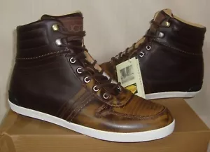 UGG EMPIRE Men's Chestnut Leather Sneakers Size US 9.5 EM-PIRE NIB #1000642 - Picture 1 of 8