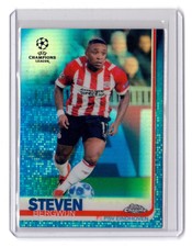 Steven Bergwijn 2018-19 Topps Chrome UEFA Champions League Blue Refractor /150