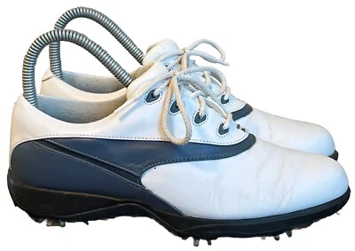 Zapatos de golf Footjoy EComfort 98724 tacos de clavos suaves para mujer talla 5,5 M Foto 1 de 4