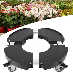 Plant Caddy Stainless Steel Duty Plant Roller with 360° Lockable Caster Wheel - Picture 1 of 12