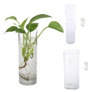 Rectangular Hanging Glass Vase Terrarium Planter Fish Tank - Picture 1 of 8