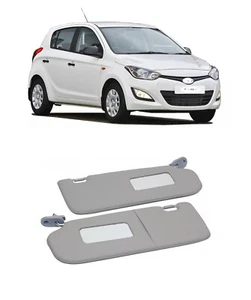 Fits For Hyundai i20 (2009-2018) Sunvisor Set 2 Pieces Left And Right Gray LHD - Bild 1 von 1