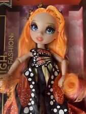MGA Rainbow High Fantastic Fashion Poppy Rowan Orange New In Box Butterfly
