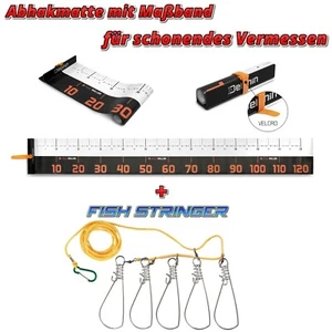 Alfombra de gancho con cinta métrica de 120 cm + cadena de peces, estantería de peces, larguero - Imagen 1 de 7