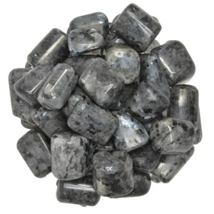 Piedras de larvikita pulidas a mano de primera calidad de la India - promedio de 0,75" a 1,25" - Imagen 1 de 1