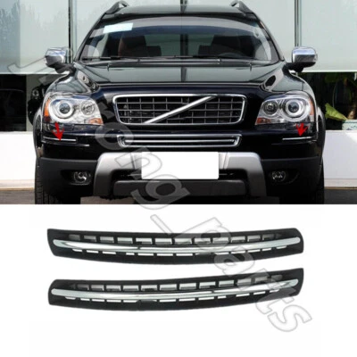 Un par de molduras de cubierta de rejilla de admisión de aire para parachoques delantero para Volvo XC90 2006-2015 Foto 1 de 4