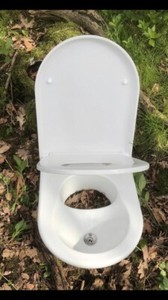 DELUXE Urine diverter for Eco composting toilet /separator  with soft close seat