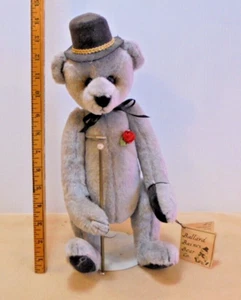 1992 Ballard Baines Dorian Grey 14" Jointed Bear Limited Edition #12 of 25 - Bild 1 von 6