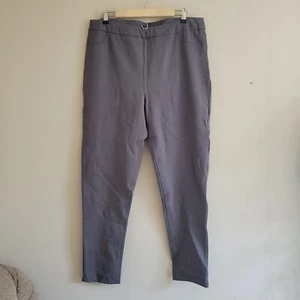 Soft Surroundings Womens Tapered Leg Straight Chino Pants Gray Size XL Office - Picture 1 of 8
