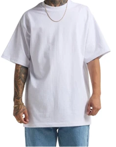 3 Pack Shaka Men's Heavyweight Short Sleeve T-Shirt - Picture 1 of 8