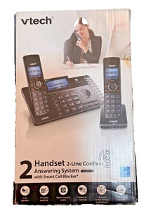 VTech DS6251-2 Cordless 2-Line Phone with Answering System & Smart Call Blocker - Picture 1 of 3
